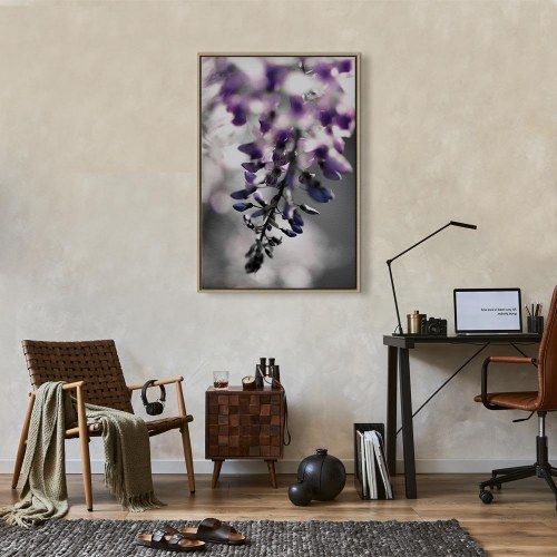 Blomsterbillede på lærred Violet Ringtones lodret