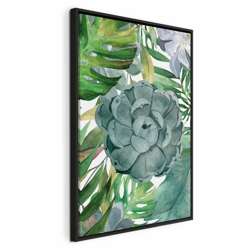 Billede på lærred Tropical Flora lodret vægbillede