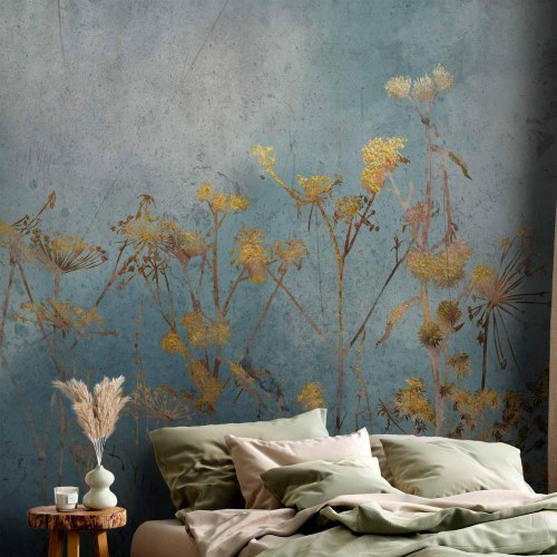 Fototapet Ved Daggry med blomstermotiv