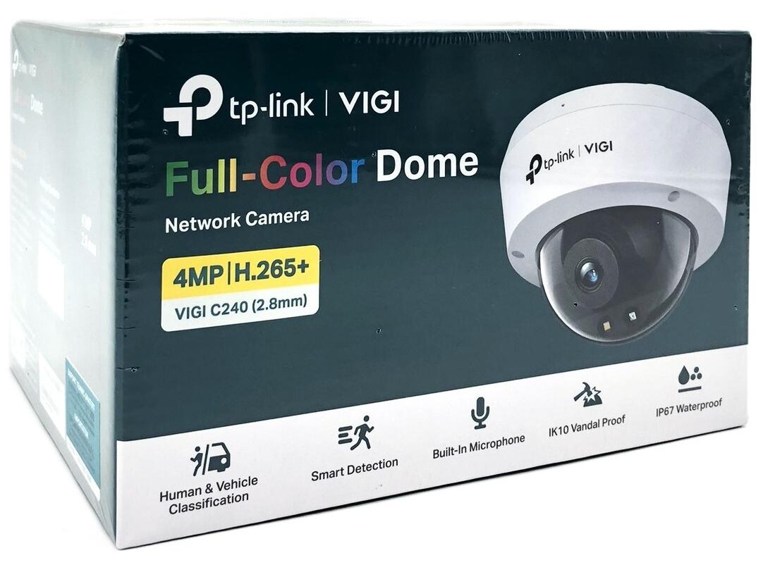 TP-Link VIGI C240 (2.8mm) Kuppel IP-sikkerhedskamera Indendørs & udendørs 2560 x 1440 pixel Loft/væg
