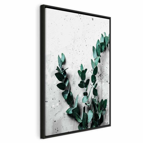 Lærredsbillede Eucalyptus Scent 1-delt lodret - vægbillede med blade