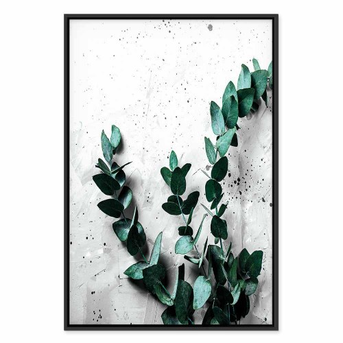 Lærredsbillede Eucalyptus Scent 1-delt lodret - vægbillede med blade
