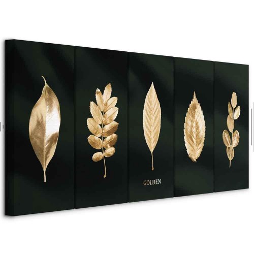 Noble Collection lærredsbillede i 5 dele smal 200 x 80 cm