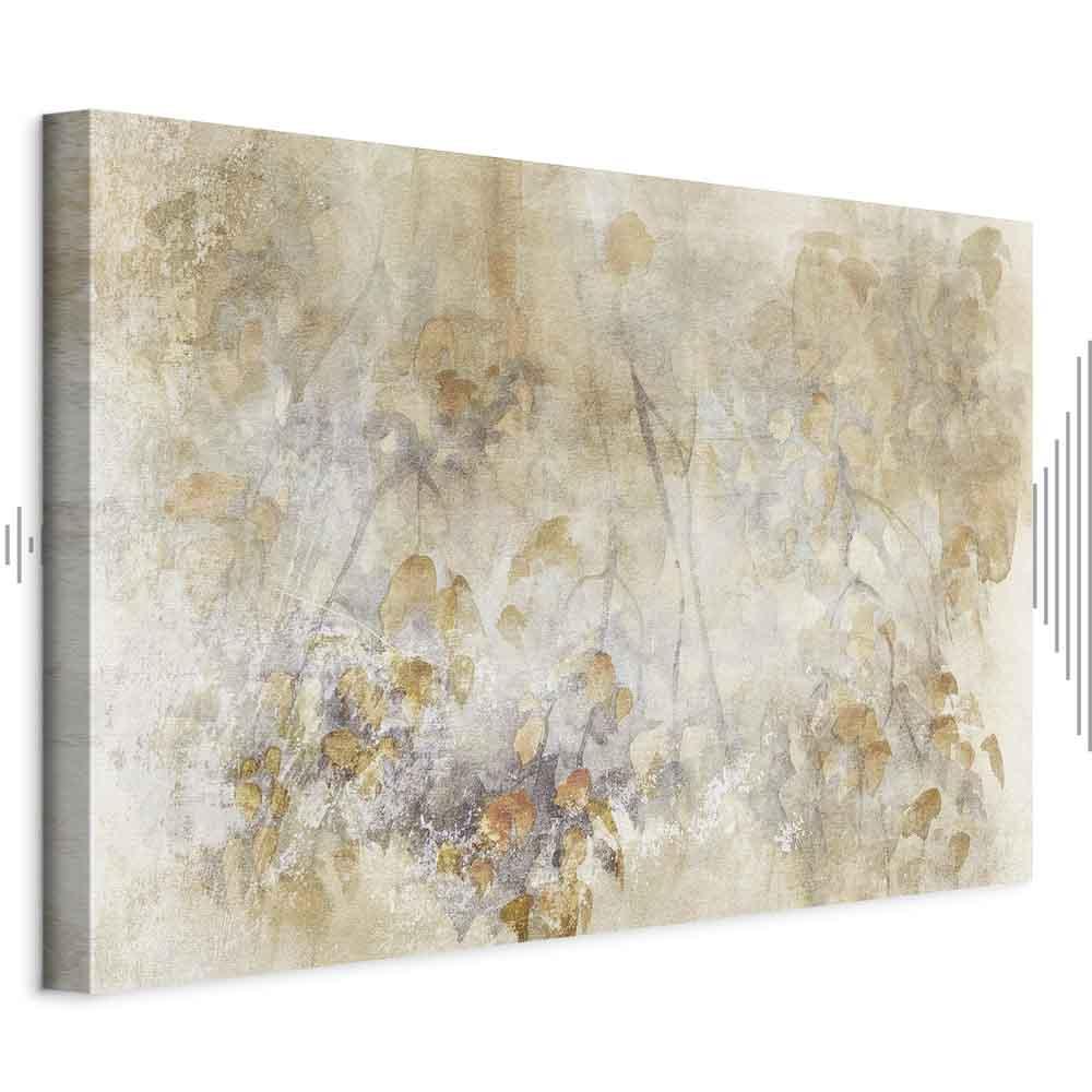Lærredsbillede Natur i akvarel 1-delt bredformat - 30 x 20 cm - Akustisk billede