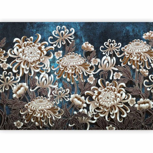 Fototapet med blomster - Havblomster
