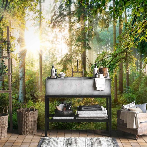 Fototapet Untamed Nature med skovmotiv