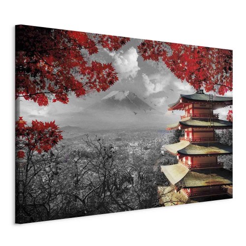 Billede på lærred Adventure bredformat - Japan panorama