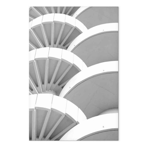 Lærredsbillede White Detail - lodret