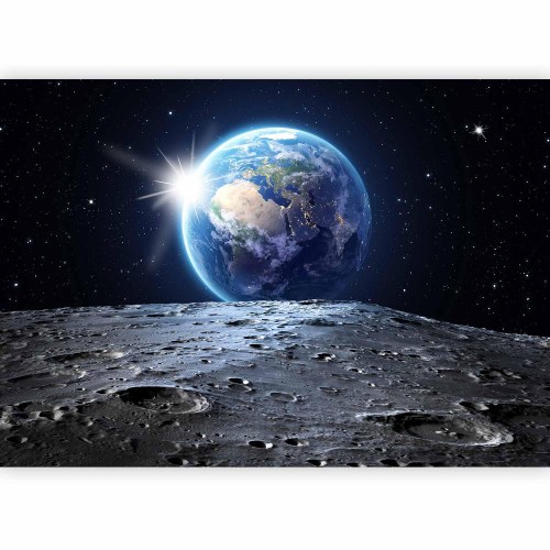 Fototapet med udsigt til den blå planet