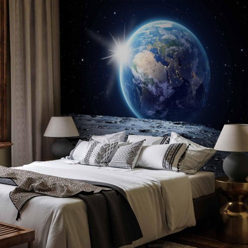 Fototapet med udsigt til den blå planet