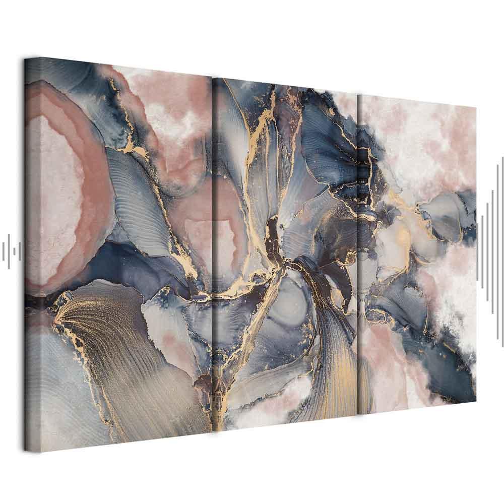 Lærredsbillede Sentimental Journey i 3 dele - 60 x 40 cm - Akustisk billede