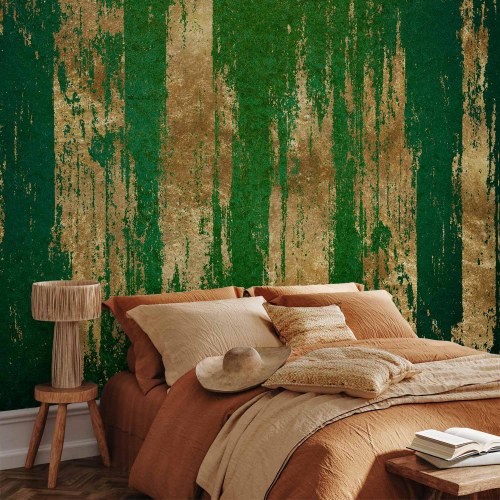 Fototapet Golden-Green Expression