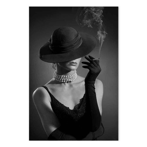 Lærredsbillede Black Elegance lodret