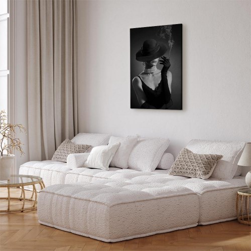 Lærredsbillede Black Elegance lodret