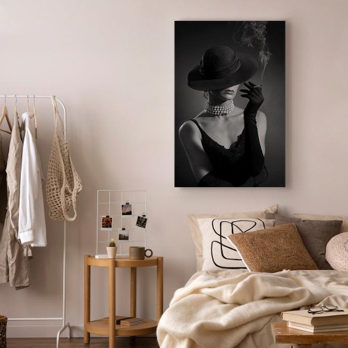Lærredsbillede Black Elegance lodret