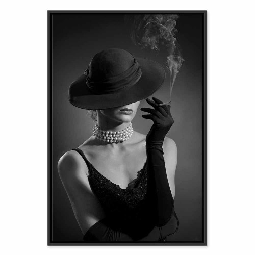 Lærredsbillede Black Elegance lodret