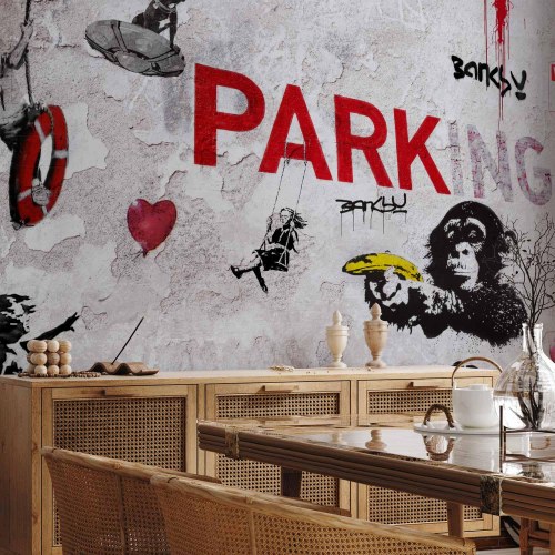 Fototapet Diversity - graffiti og gadekunst