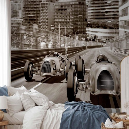 Fototapet Retro Formula 1
