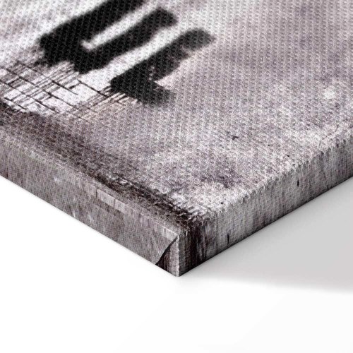 Banksy Life is Beautiful billede på lærred 100 × 40 cm-225 × 90 cm