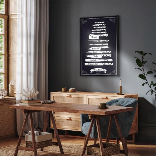 Lærredsbillede Kitchen Collection i lodret format