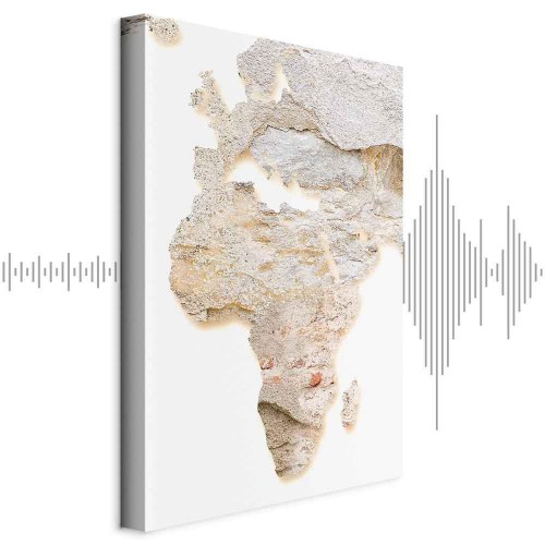 Lærredsbillede Hot Continent - vertikalt