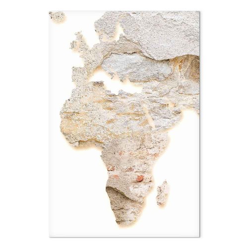 Lærredsbillede Hot Continent - vertikalt