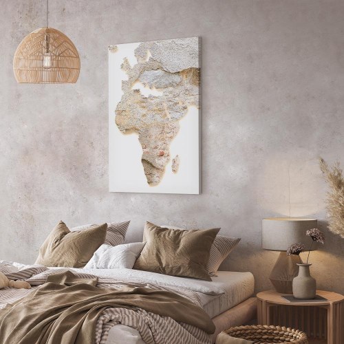 Lærredsbillede Hot Continent - vertikalt