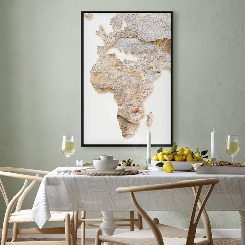 Lærredsbillede Hot Continent - vertikalt