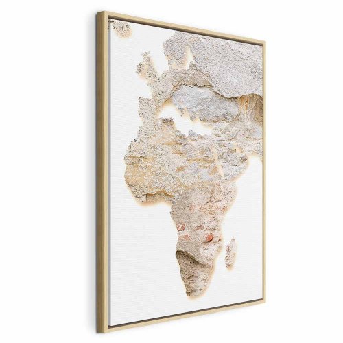 Lærredsbillede Hot Continent - vertikalt