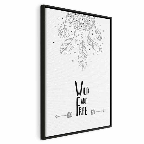 Billede på lærred - Vild og fri, lodret