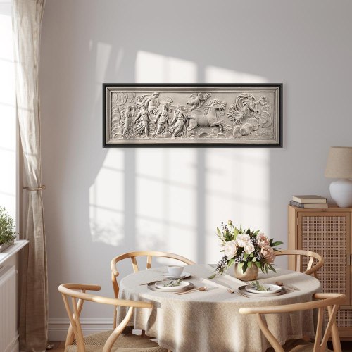 Lærredsbillede Relief: Apollo og muserne