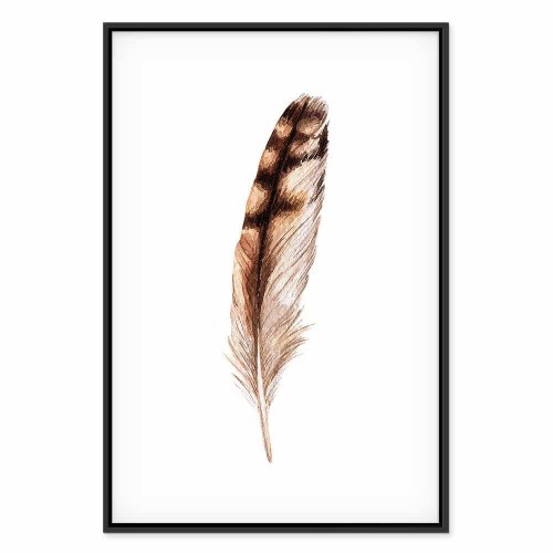 Lærredsbillede Magic Feather - 1 del, lodret