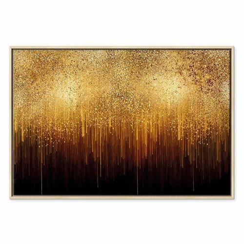 Abstrakt billede på lærred Golden Expansion Wide