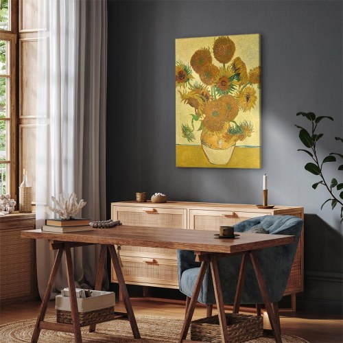 Vincent van Gogh Solsikker - billede på lærred