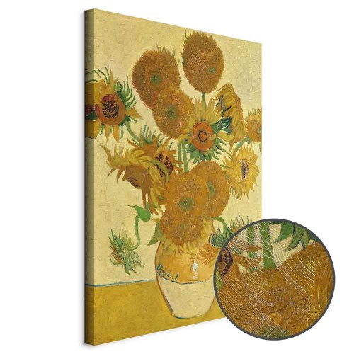 Vincent van Gogh Solsikker - billede på lærred