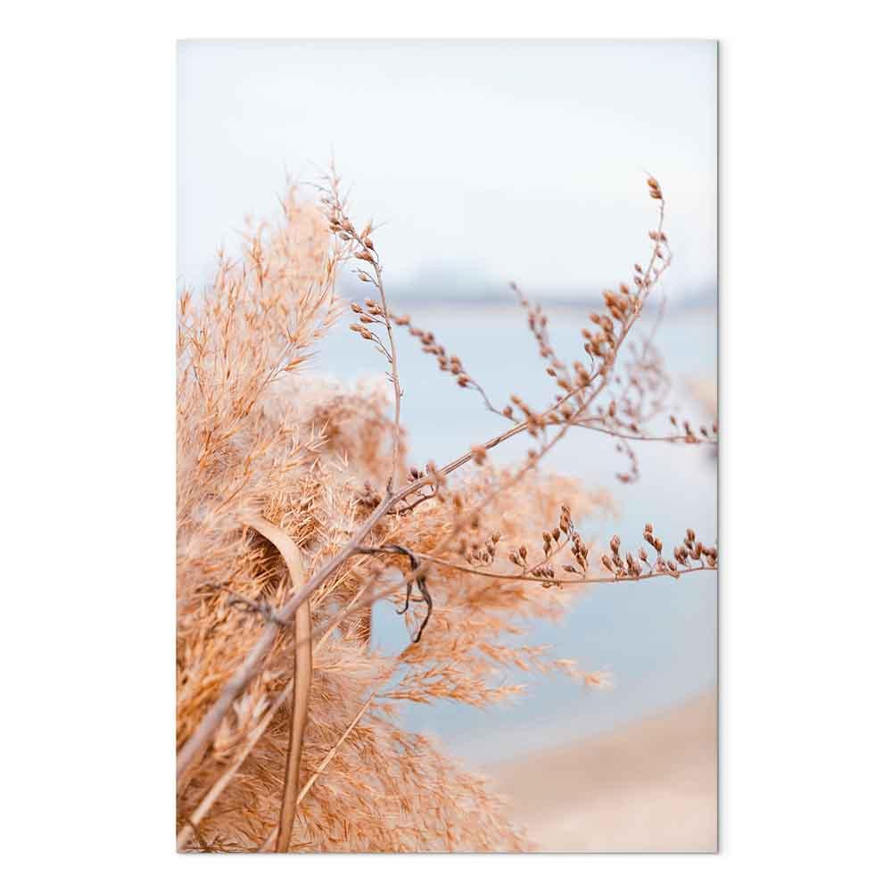 Lærredsbillede Sophisticated Twigs lodret naturmotiv - 80 x 120 cm - Premium Print billede