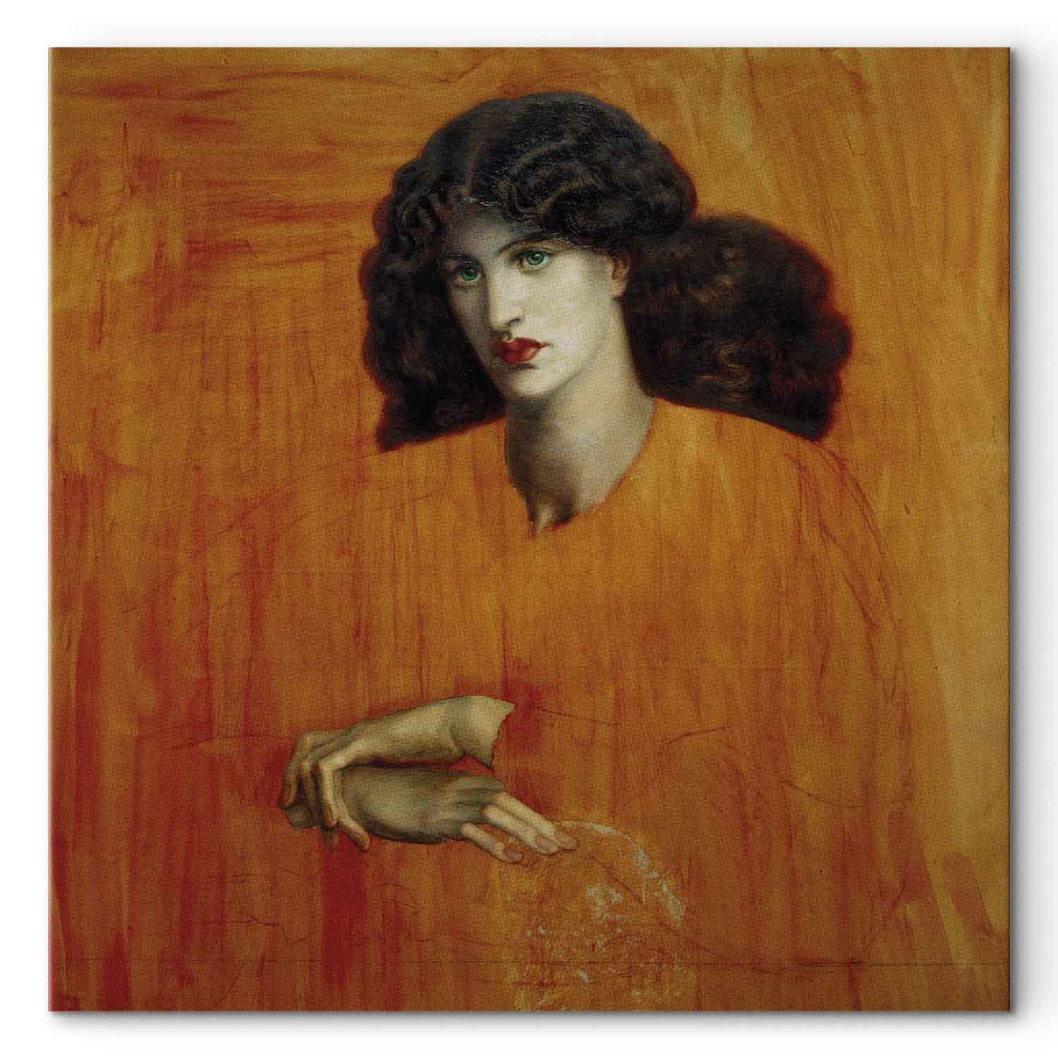 Dante Gabriel Rossetti La Donna della Finestra lærredsbillede - 40 x 40 cm - Premium Print billede
