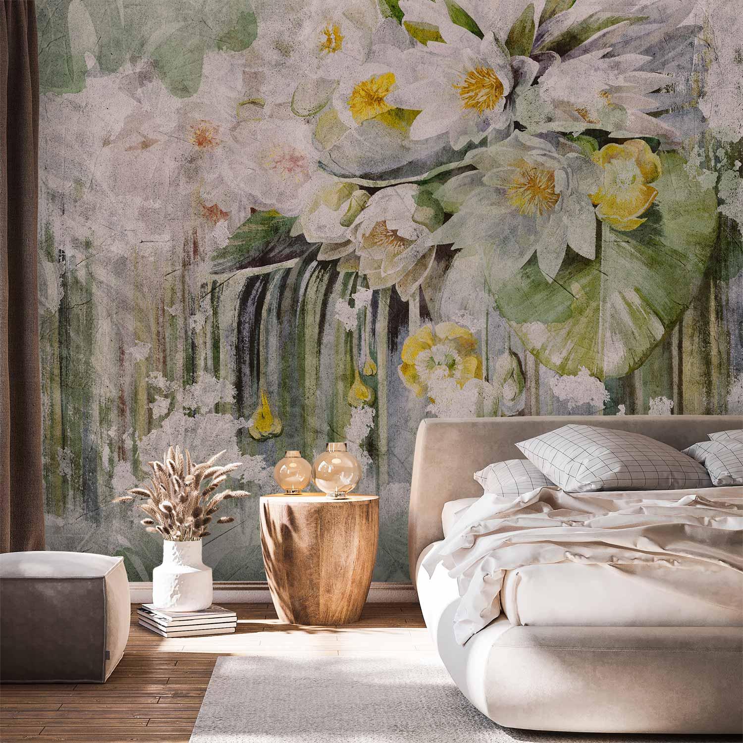 Fototapet Wild Moment med blomstermotiv til væg - 500 x 350 cm - Premium