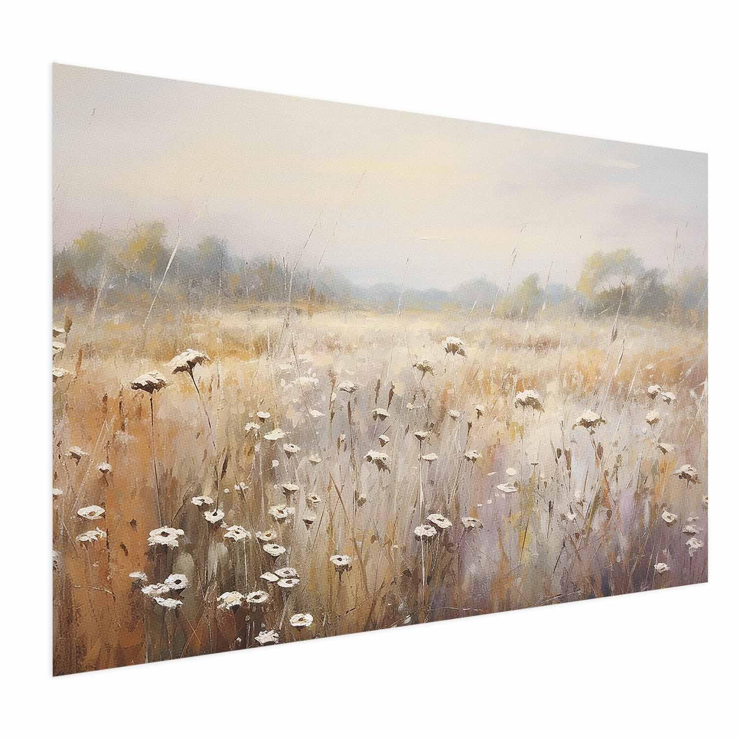Plakat med impressionistisk englandskab i pastelfarver - 42 x 29.7 cm - Uden ramme billede