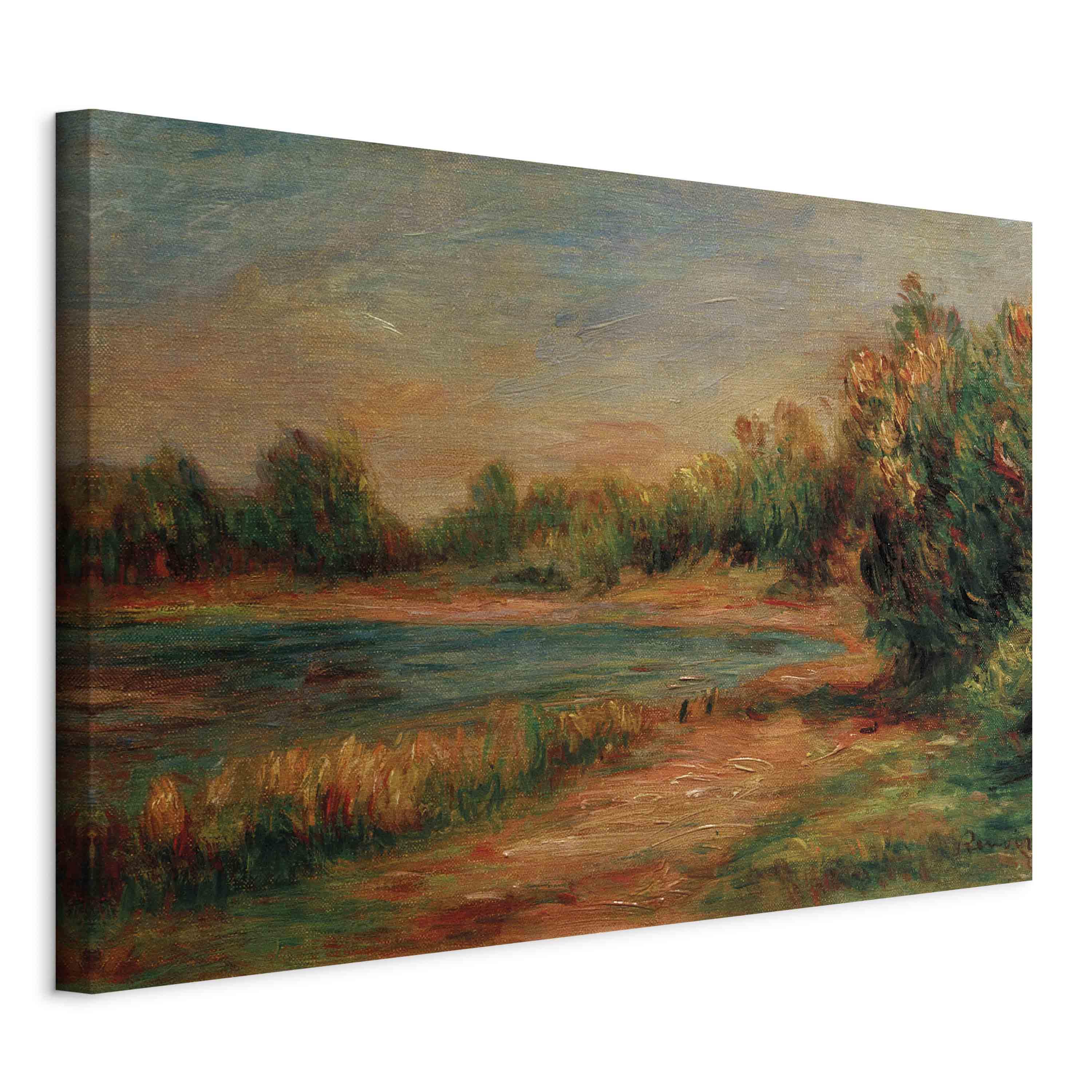 Billede på lærred - Pierre-Auguste Renoir - Paysage à Guernesey - 60 x 40 cm - På italiensk lærred