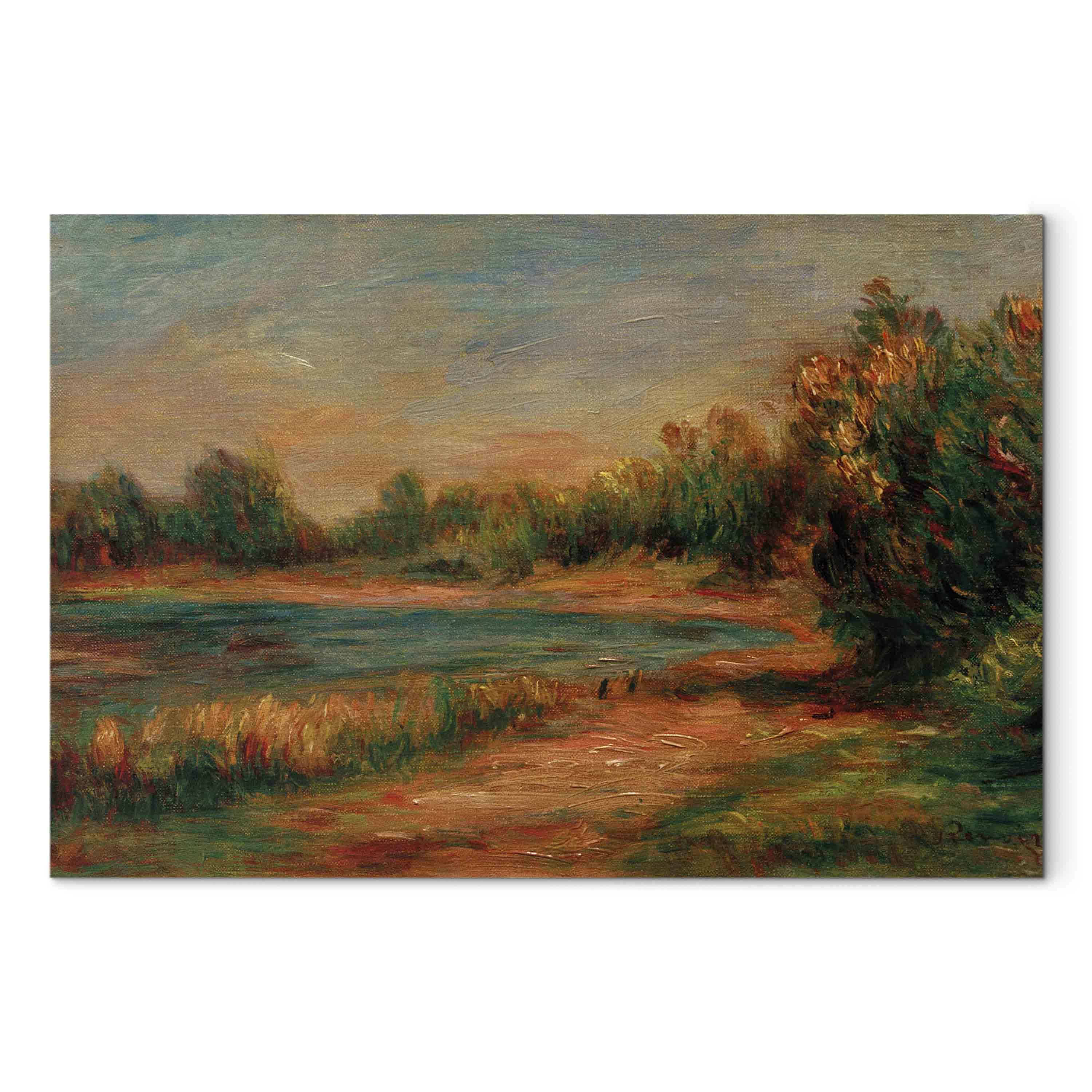 Billede på lærred - Pierre-Auguste Renoir - Paysage à Guernesey - 60 x 40 cm - Premium Print