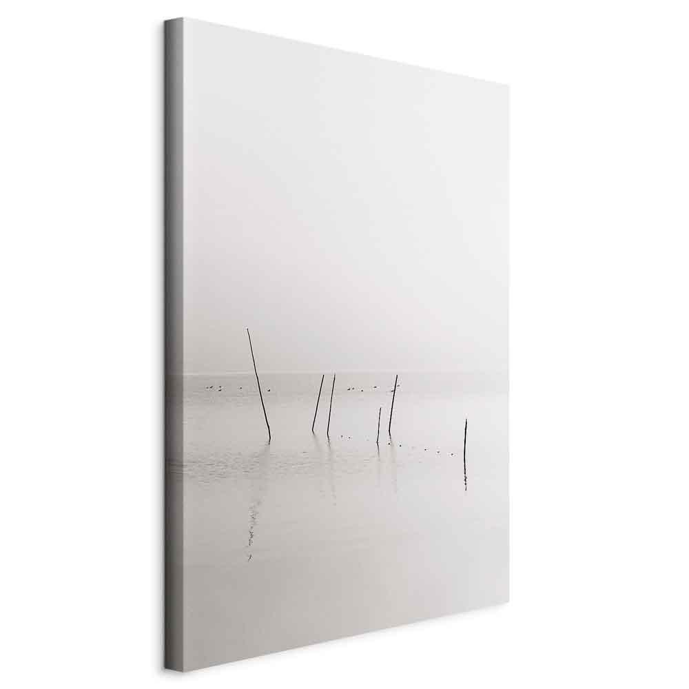 Lærredsbillede Misty Trail - 1-delt lodret vægbillede med landskabsmotiv - 40 x 60 cm - Standard