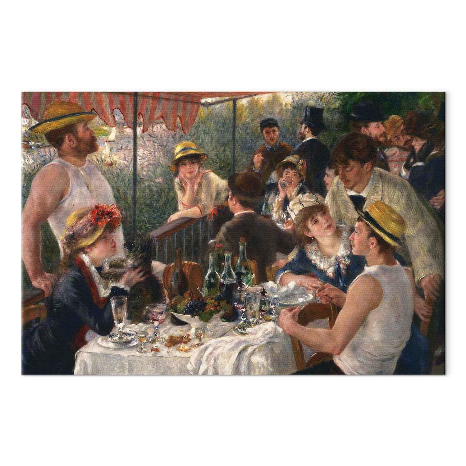 Lærredsbillede Pierre-Auguste Renoir - Luncheon of the Boating Party - 120 x 80 cm - Akustisk