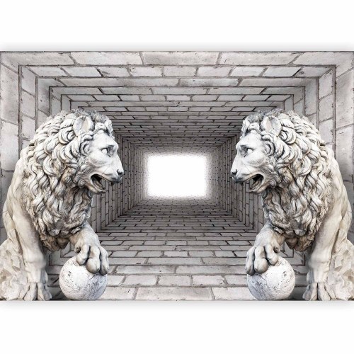 Fototapet 3D Stenløver