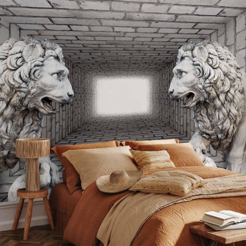 Fototapet 3D Stenløver