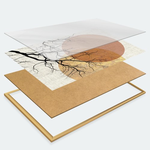 Abstrakt plakat med skyer og lys - Epic Play of Light