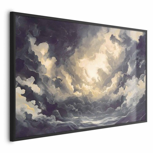 Abstrakt plakat med skyer og lys - Epic Play of Light