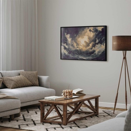 Abstrakt plakat med skyer og lys - Epic Play of Light
