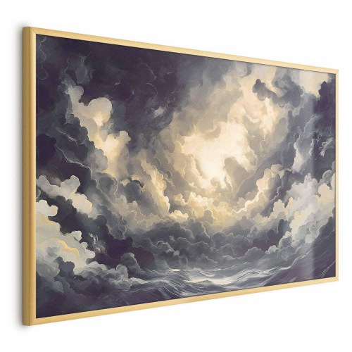 Abstrakt plakat med skyer og lys - Epic Play of Light