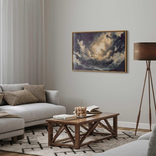 Abstrakt plakat med skyer og lys - Epic Play of Light